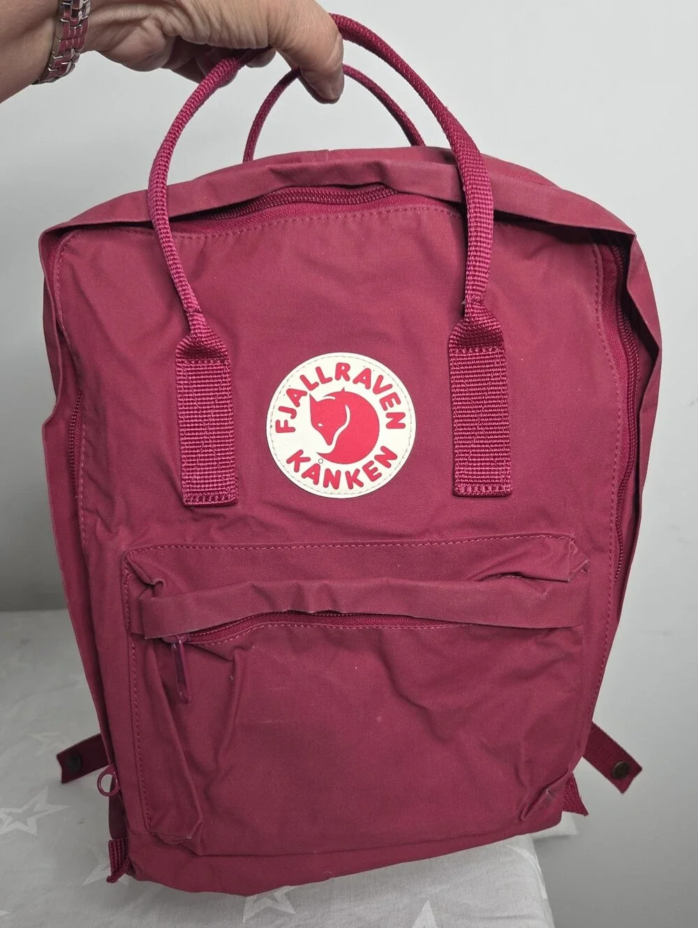 Fjallraven Kanken Classic Backpack Ox Red Bordeaux 16L 23510 Vinylon